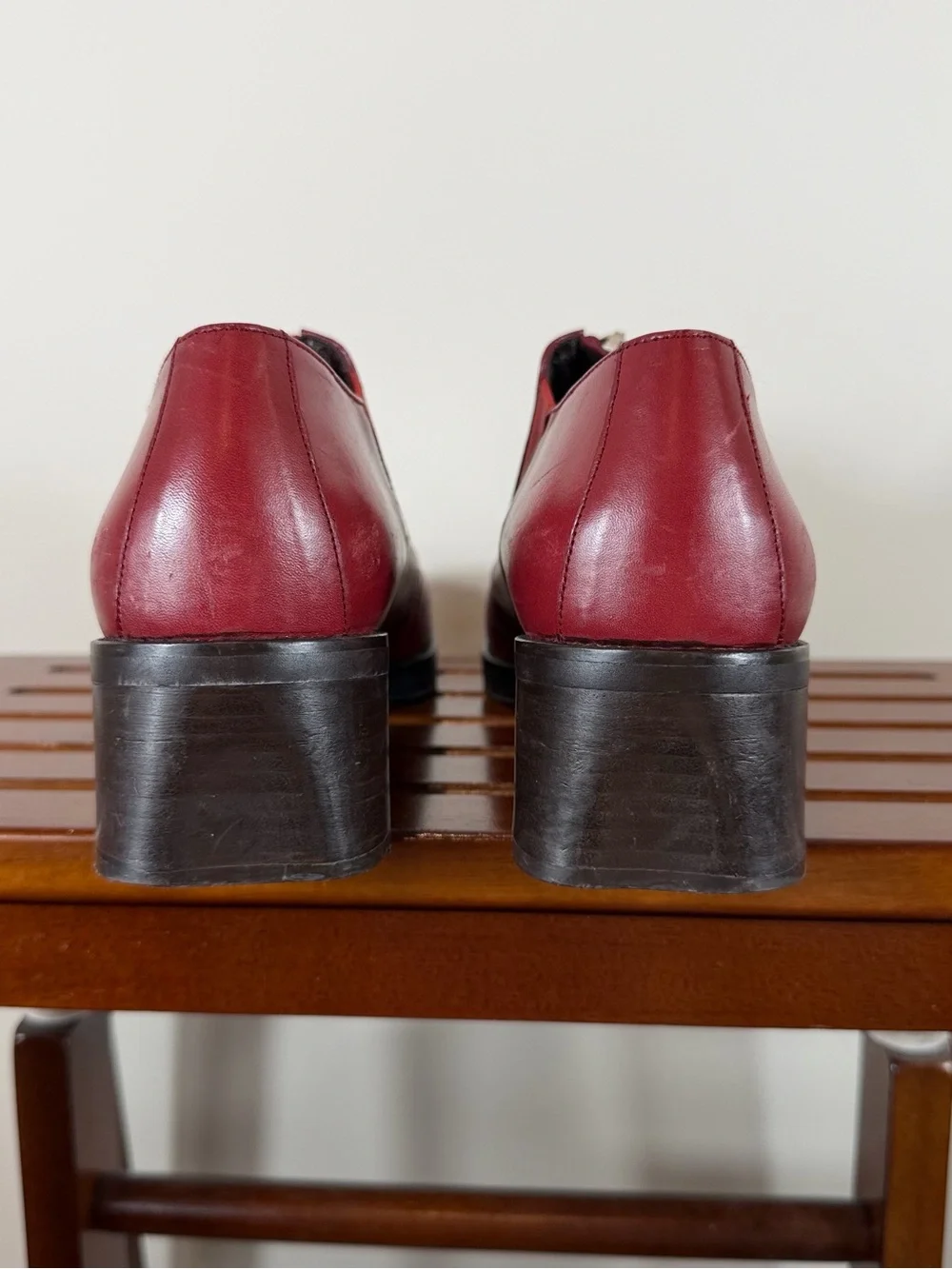 Donald J. Pliner Red Leather Zip Ankle Booties Size 8N